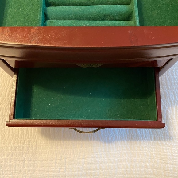 Vintage wood jewelry box - Picture 5 of 6